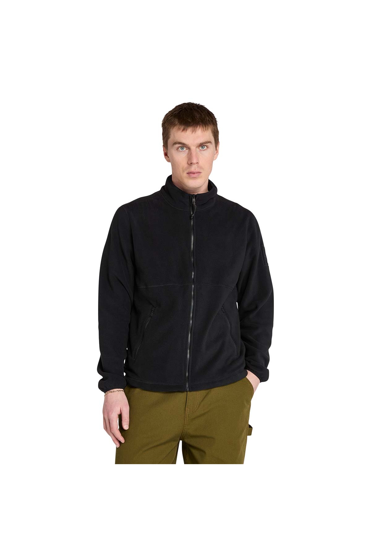 Tb0A6Hm3 Full Zip Polar Fleece Jacket Siyah Erkek Mont Fiyatları