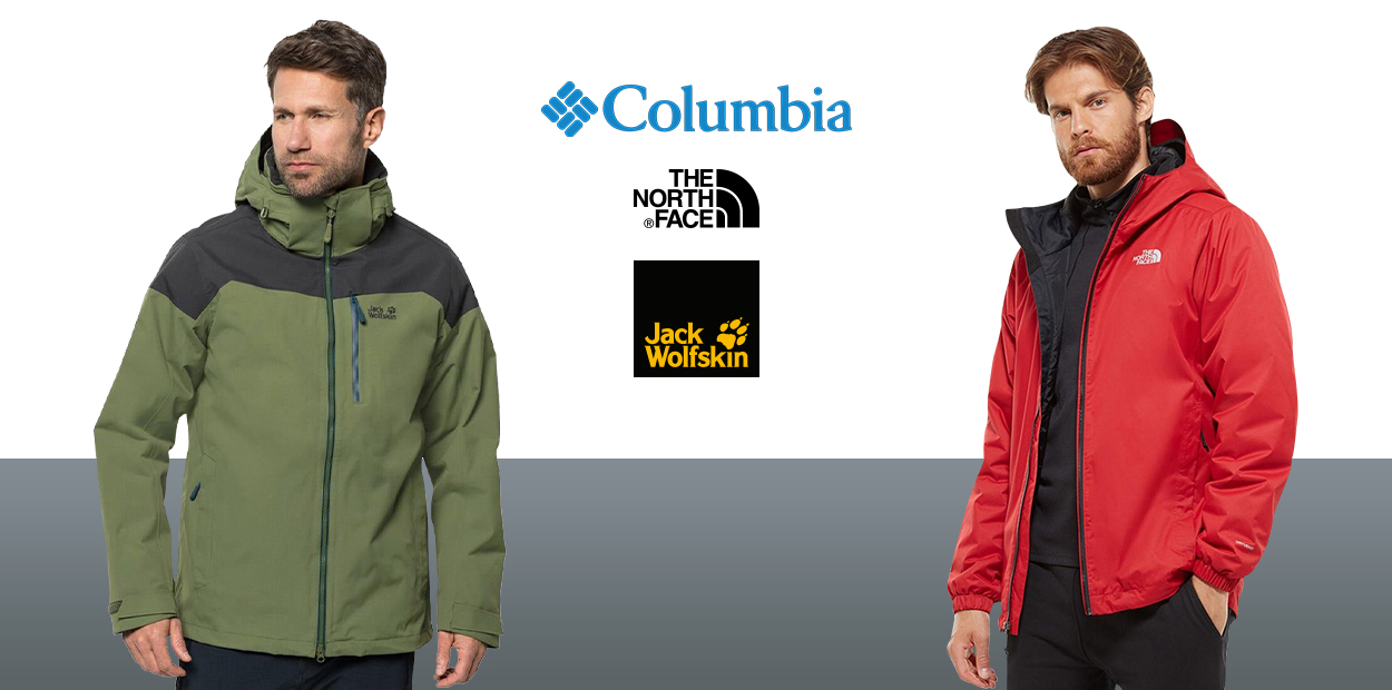 The North Face & Jack Wolfskin & Columbia