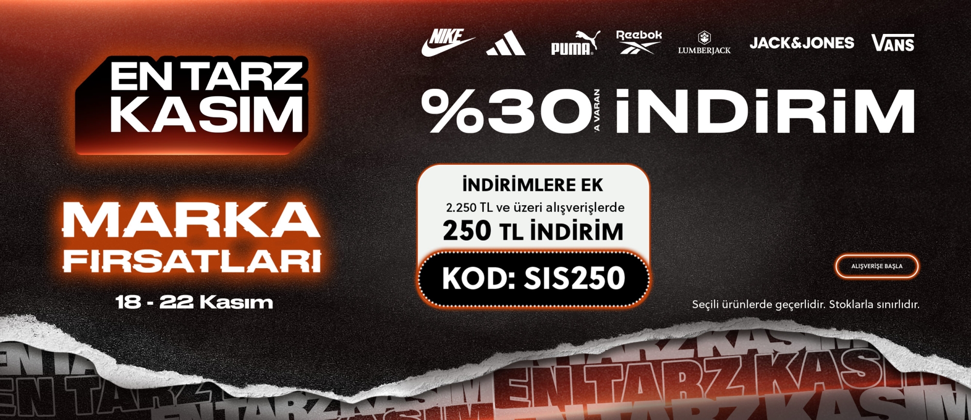 %30'a varan indirim