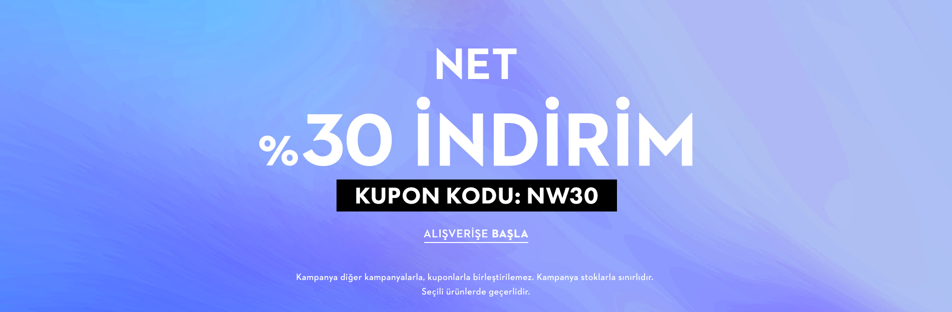 Seçili Ürünlerde %30 İndirim