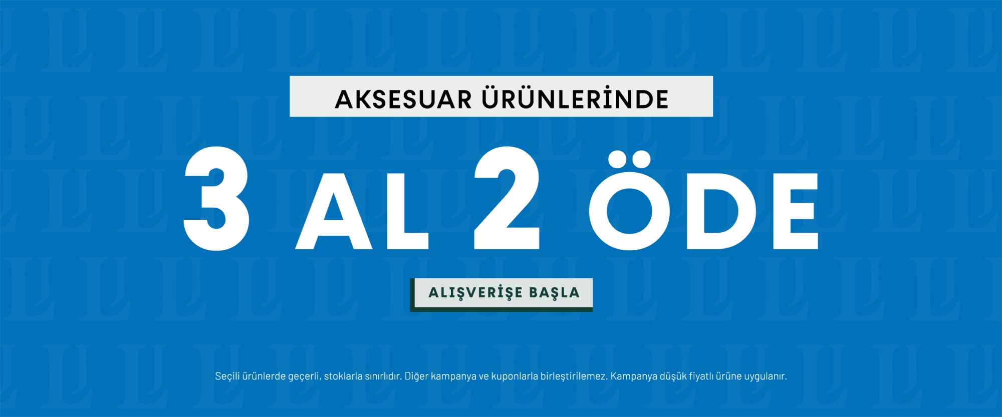 Aksesuar Ürünlerinde 3 al 2 öde