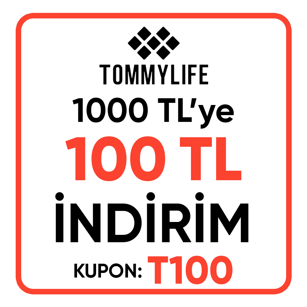 TOMMYLIFE 1000TL'YE 100TL İndirim