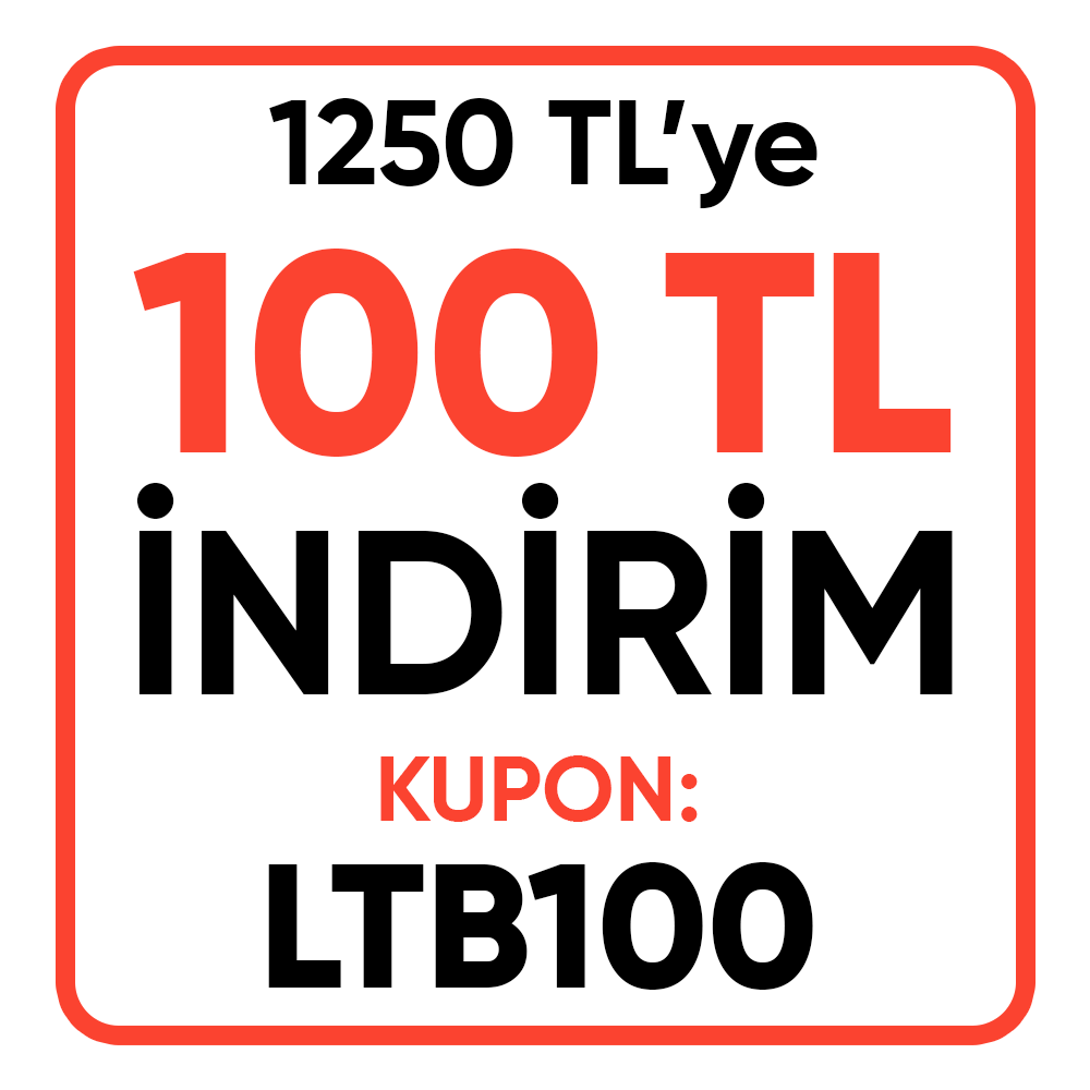 LTB 1250TL'ye 100 TL İndirim