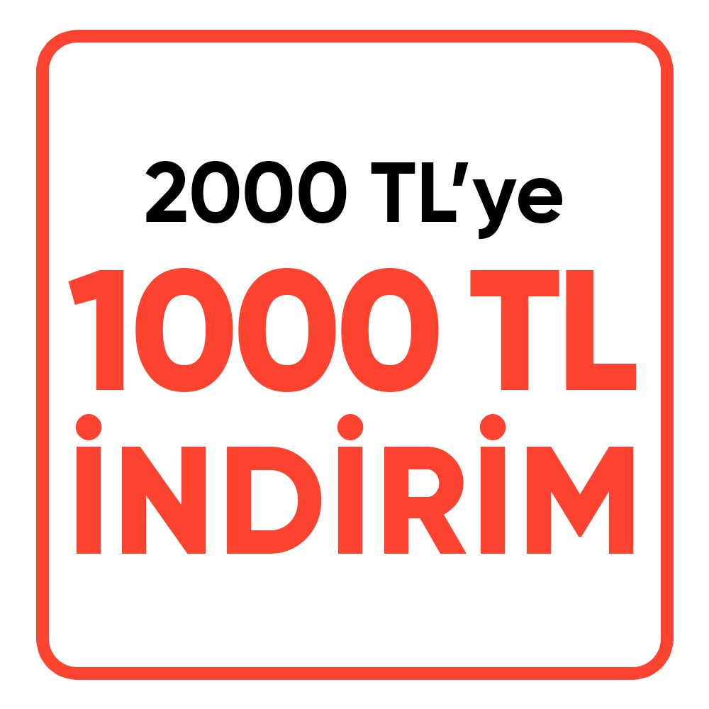 2.000TL'ye 1.000TL İndirim