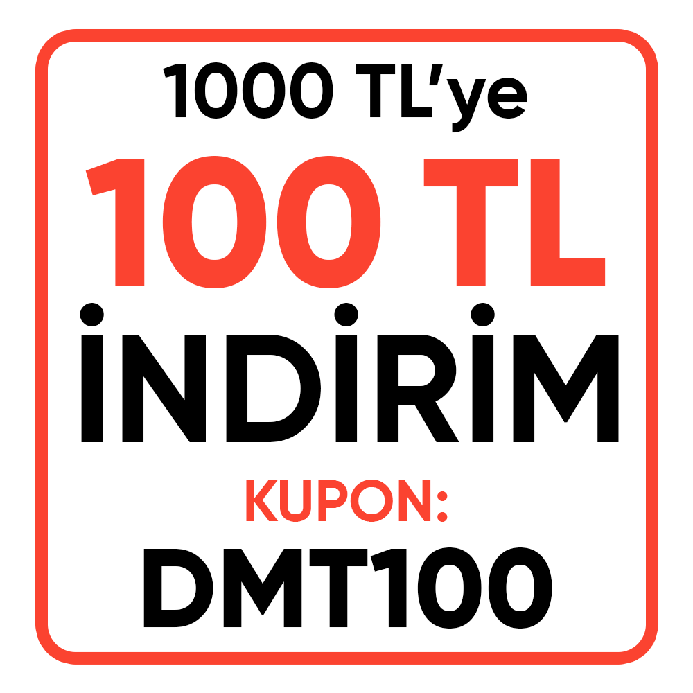 Damat 1000 TL'ye 100 TL İndirim