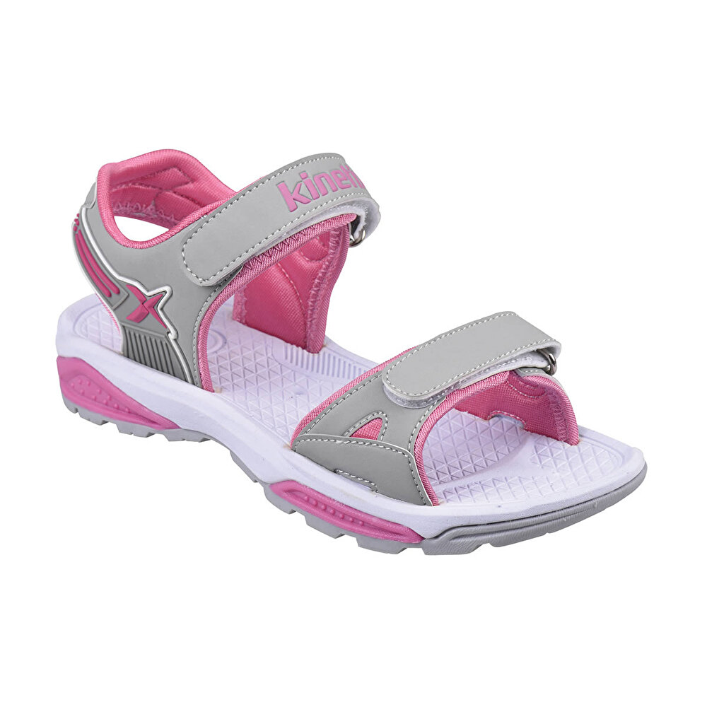 Kinetix A1291336 Gri Kiz Cocuk Sandalet 100217611 Kinetix