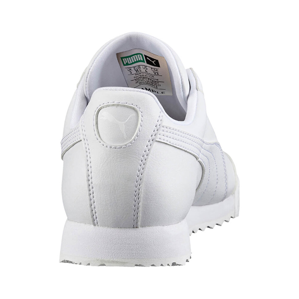 Puma Roma Basic Jr Beyaz Erkek Cocuk Sneaker Ayakkabi 100257200 Flo