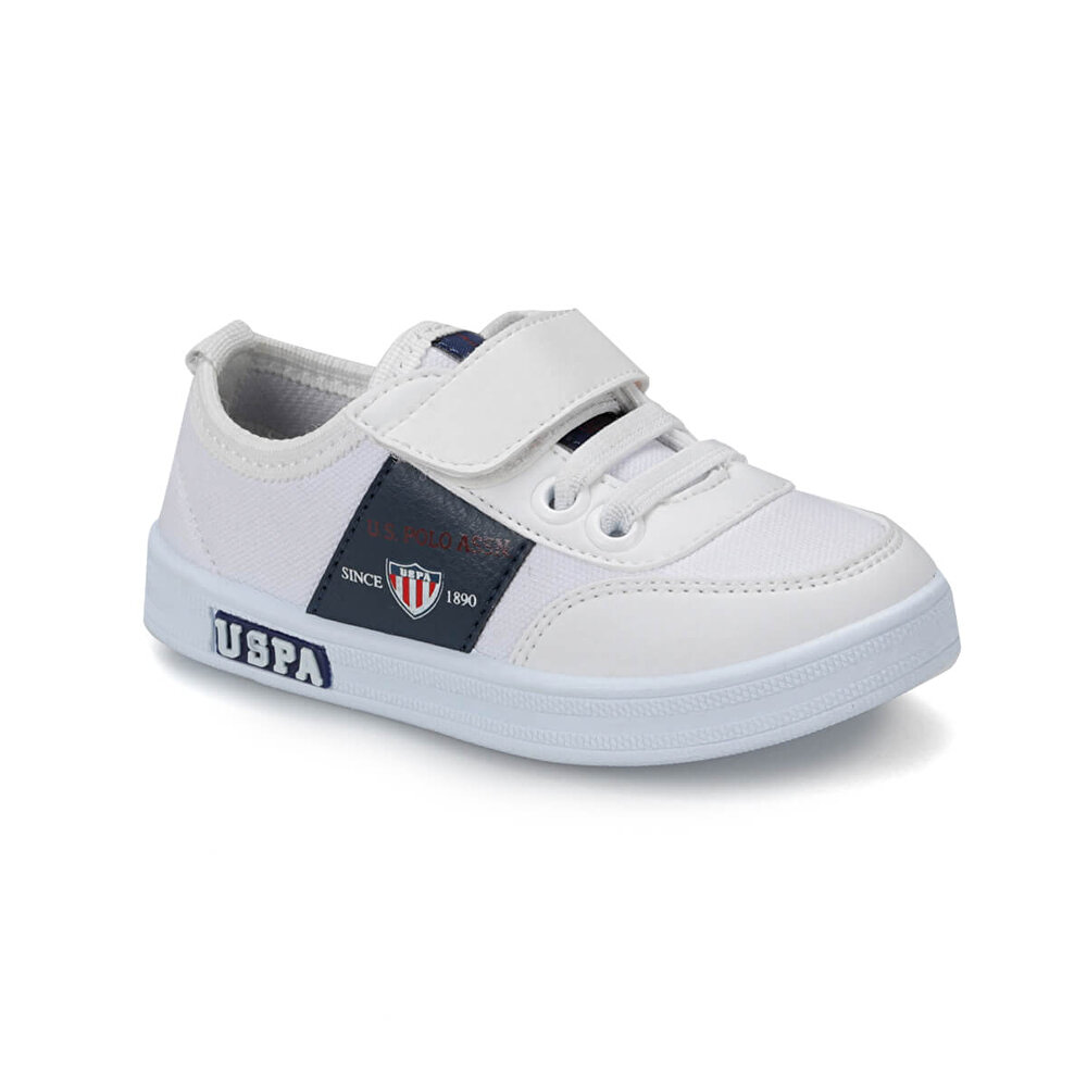 U S Polo Assn Cameron Textile Beyaz Erkek Cocuk Sneaker Ayakkabi 100365360 Flo