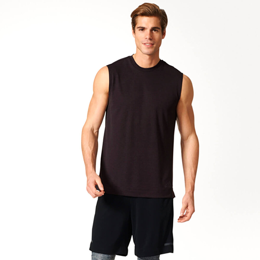 Adidas Climachill Siyah Erkek Kolsuz T Shirt 100407270 Flo