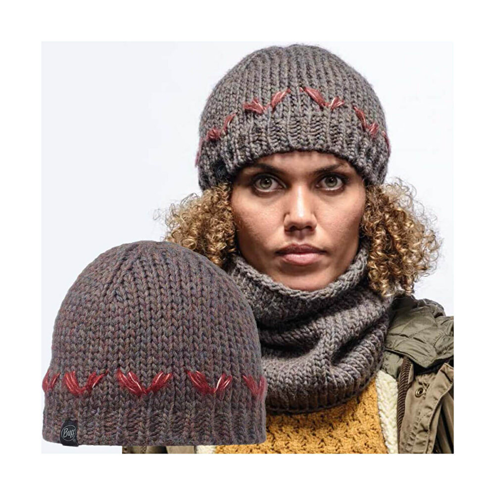 Buff Lile Brown Orgu Cok Renkli Unisex Bere 100446378 98z Flo