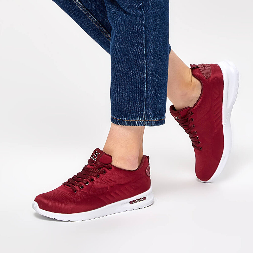 Kinetix Nina Mesh Bordo Kadin Sneaker Ayakkabi 100266729 Kinetix
