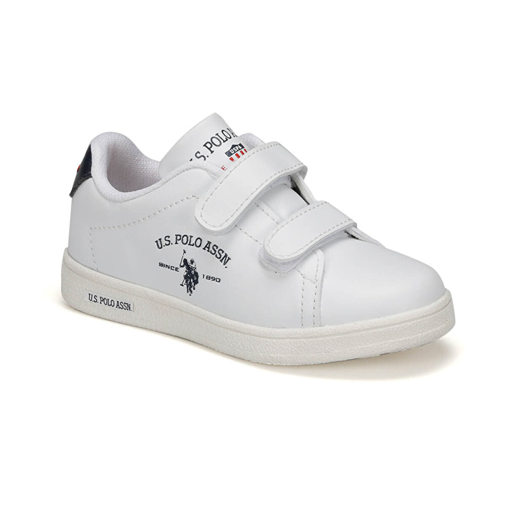 U S Polo Assn Sing 9pr Beyaz Erkek Cocuk Sneaker Ayakkabi