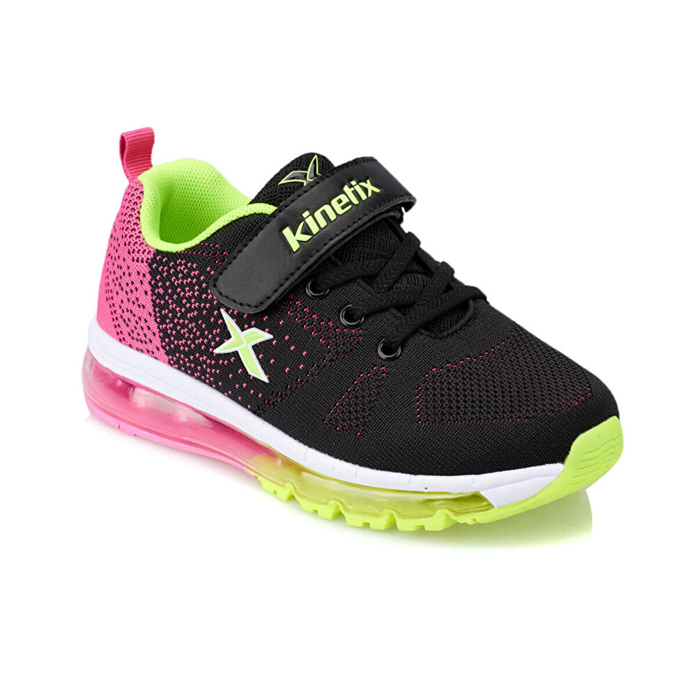 Girl S Fuchsia Neon Green Running Shoes Posh Poem