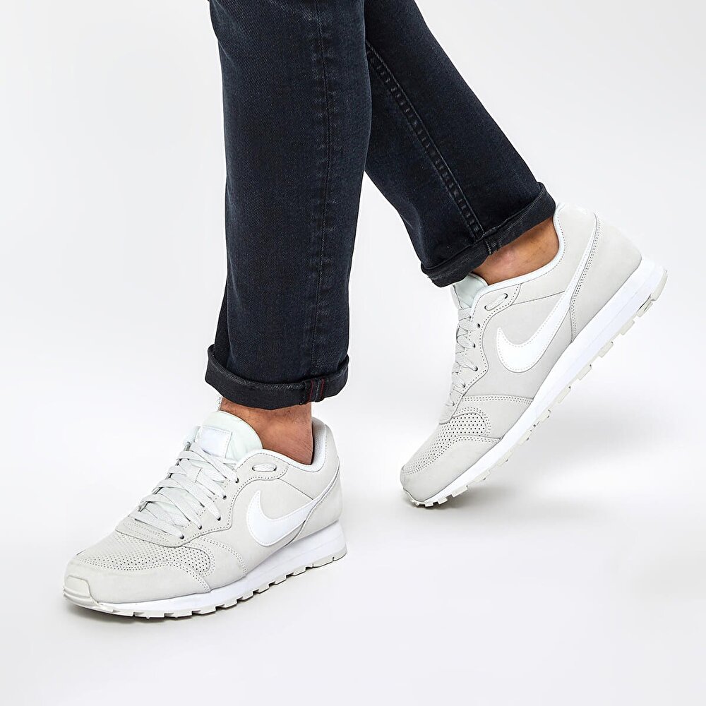 Nike Md Runner 2 Suede Beyaz Erkek Sneaker Ayakkabi 100486651 Flo