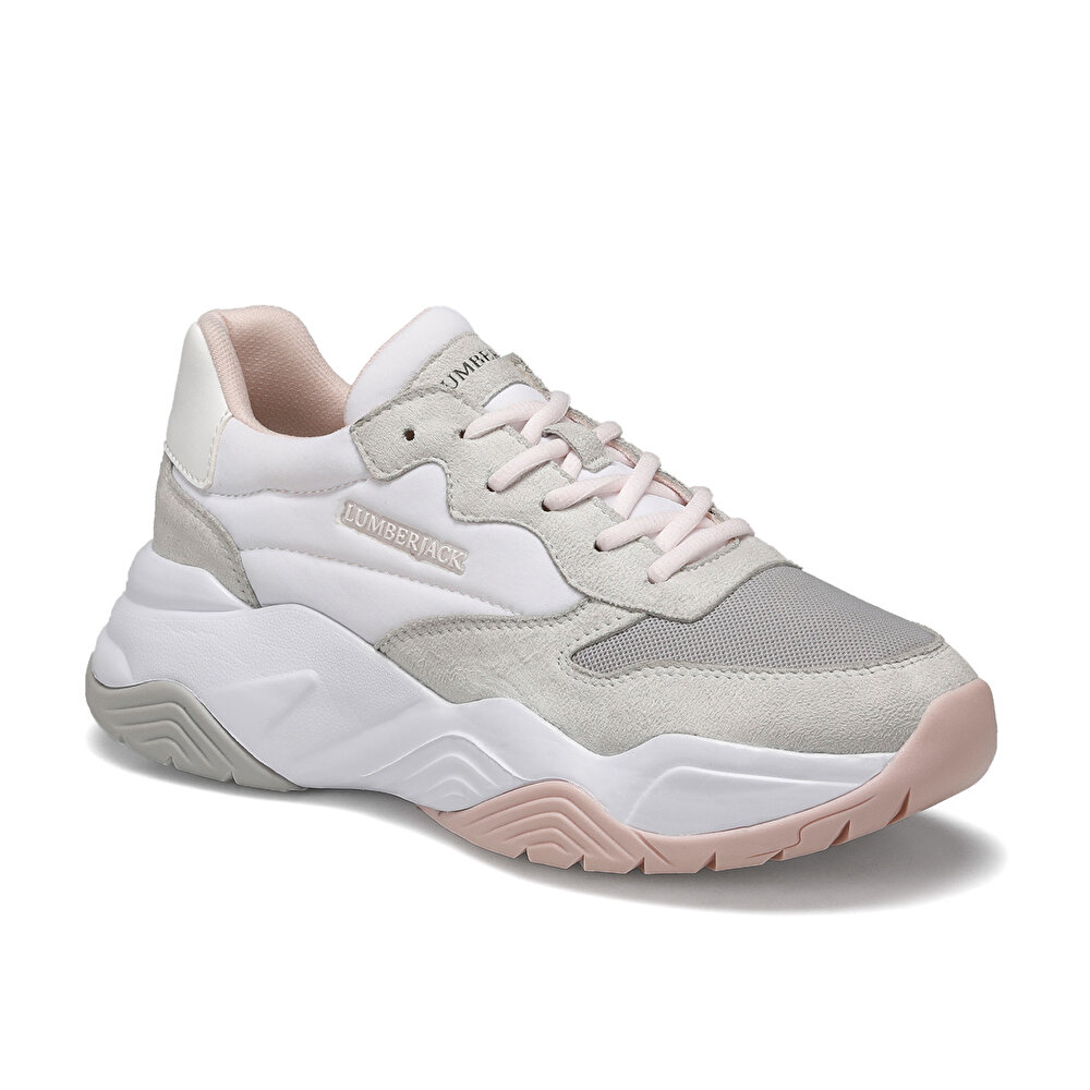 ecik acik gri kadin sneaker ayakkabi