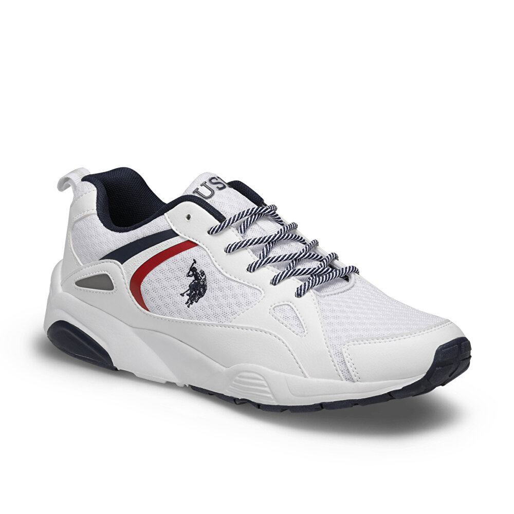 U S Polo Assn Berlingo Beyaz Erkek Sneaker Ayakkabi 100489322 Flo