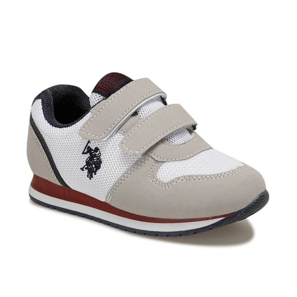 U S Polo Assn Lusty Summer Beyaz Erkek Cocuk Kosu Ayakkabisi