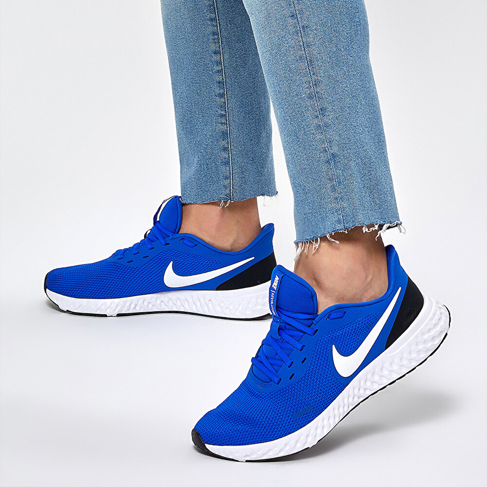 Nike Revolution 5 Mavi Erkek Kosu Ayakkabisi 100532487 Flo