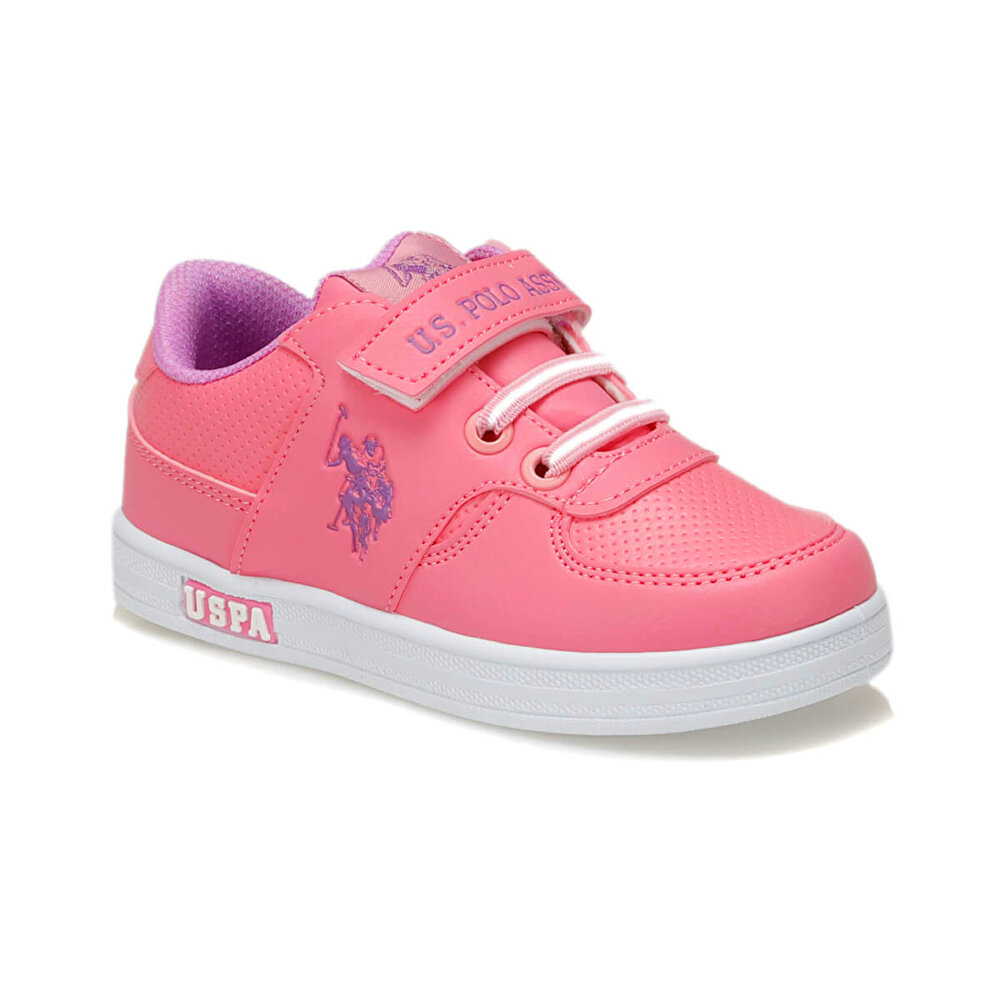 U S Polo Assn Cameron Pembe Kiz Cocuk Sneaker 100241447 Flo