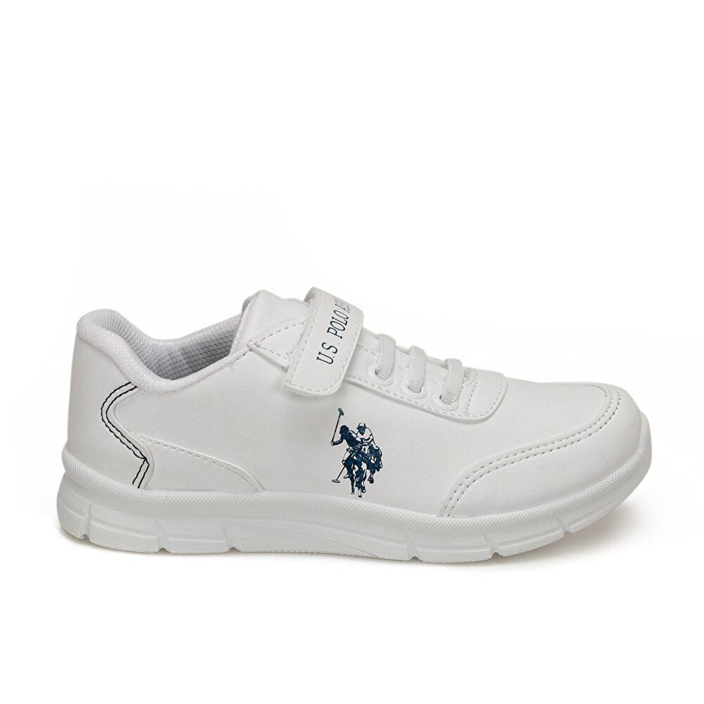U S Polo Assn Berry 9pr Beyaz Erkek Cocuk Sneaker Ayakkabi