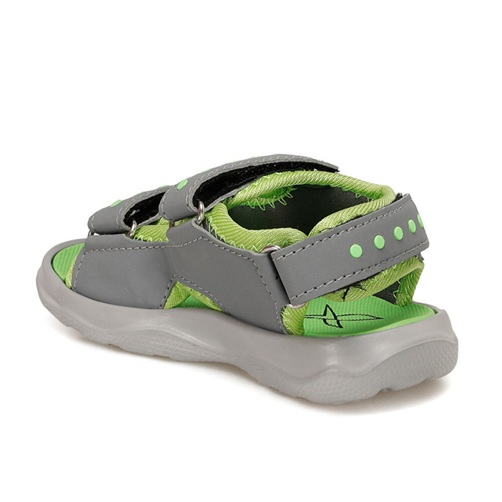 Kinetix Duff Gri Erkek Cocuk Sandalet 100384143 Flo