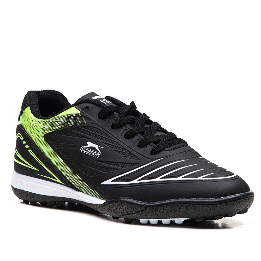 Slazenger Madog Hs Futbol Cocuk Hali Saha Ayakkabi Siyah Yesil 200001398 Flo