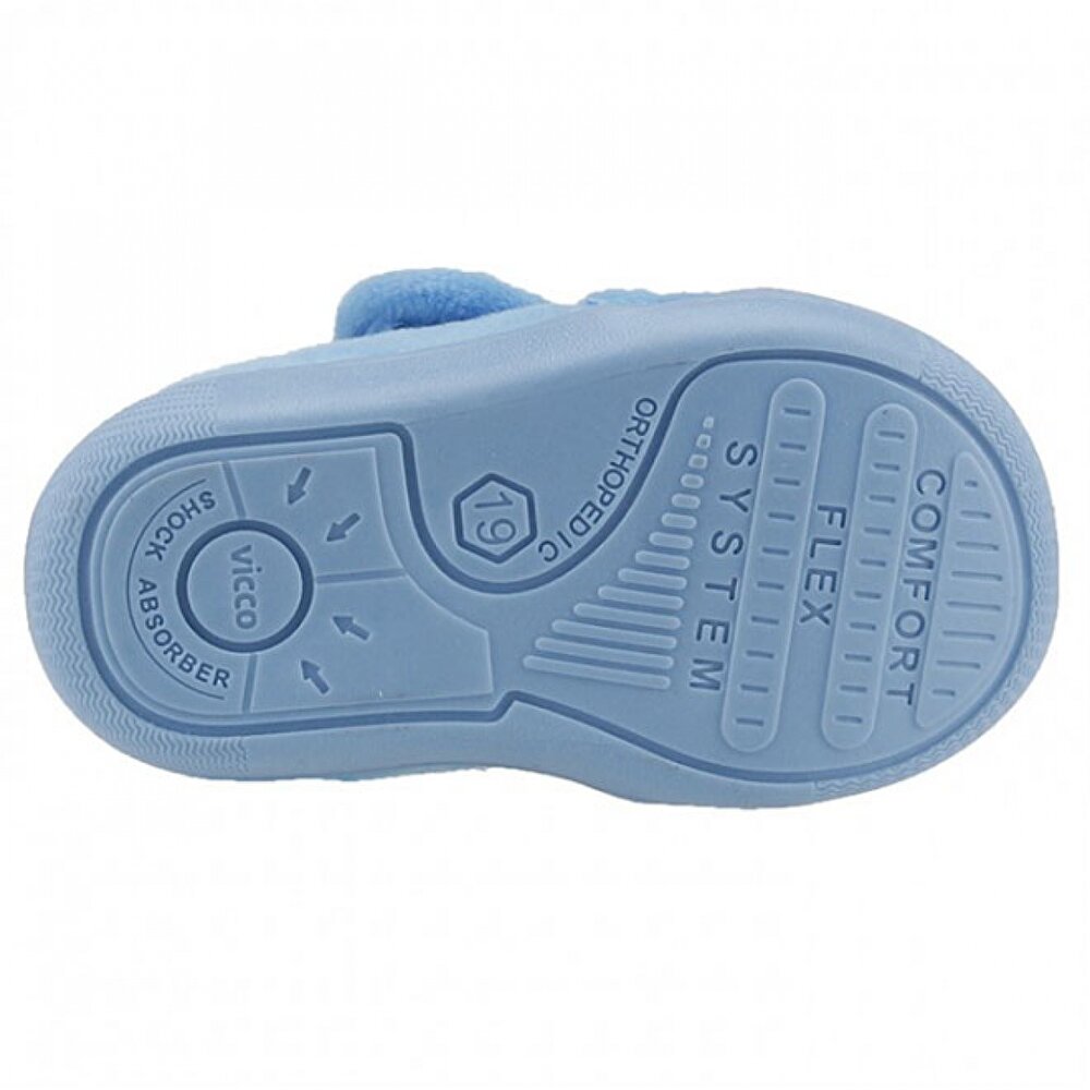 Vicco 959 P19k 446 Ortopedik Kislik Kiz Erkek Cocuk Ev Kres Panduf Mavi 200005681 Flo