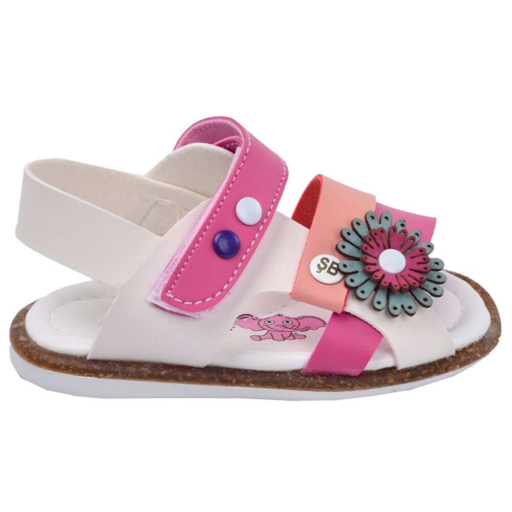 Sirin Bebe Kiko Sb 2301 10 Ortopedik Kiz Cocuk Ilk Adim Sandalet Terlik Pembe Somon 200008374 Flo