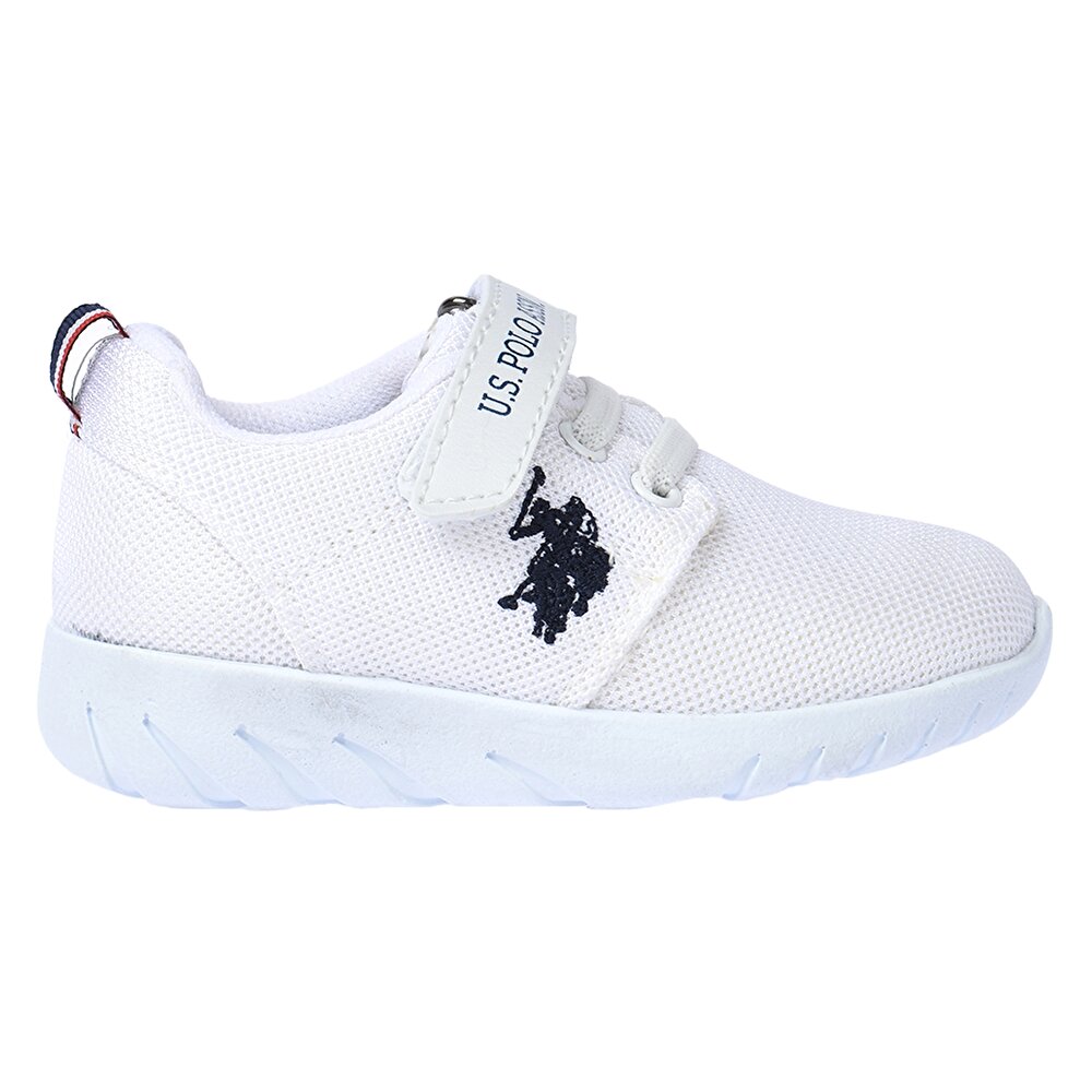U S Polo Assn Honey Gunluk Kiz Erkek Cocuk Spor Ayakkabi Beyaz 200006983 Flo