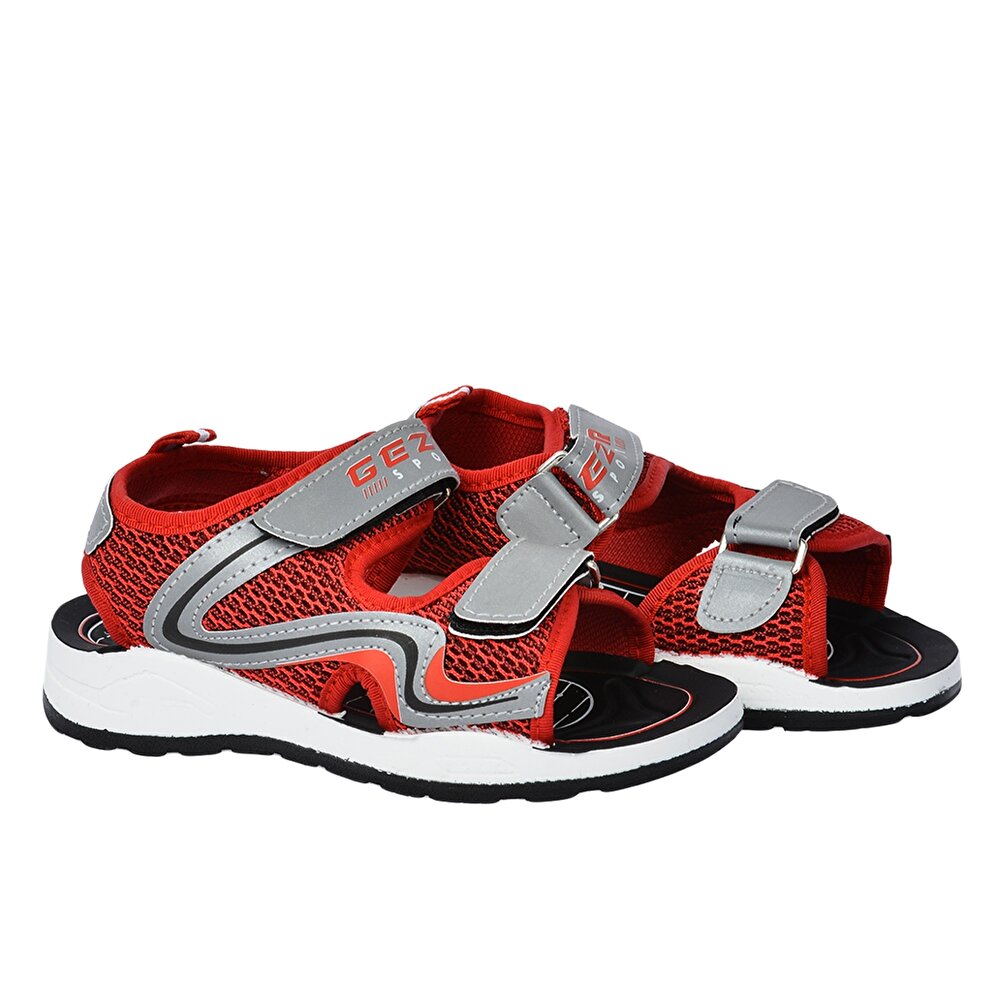 Gezer 00055 56 Gunluk Cirtli Erkek Cocuk Sandalet Kirmizi 200011076 Flo