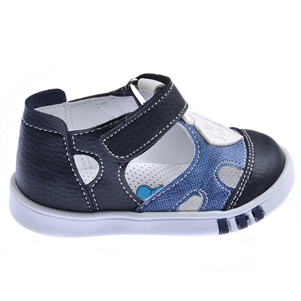Sirin Bebe Kiko Sb 2250 55 Ortopedik Erkek Cocuk Ilk Adim Ayakkabi Sandalet Siyah Mavi 200016986 Flo