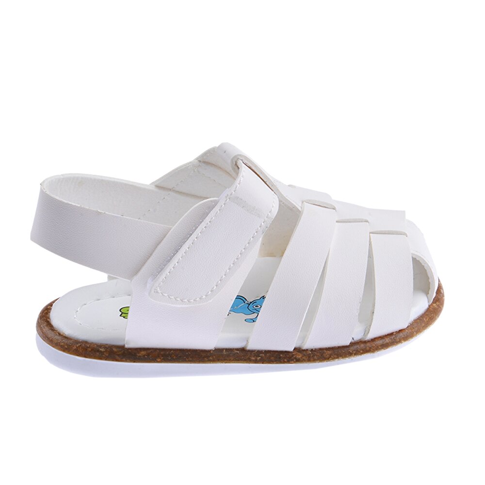 Sirin Bebe Kiko Sb 2321 29 Ortopedik Erkek Cocuk Ilk Adim Sandalet Terlik Beyaz 200010789 Flo