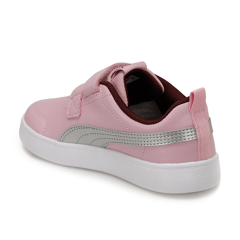 Puma Courtflex V2 V Ps Pale Pi Pembe Kiz Cocuk Kosu Ayakkabisi 100662834 Flo