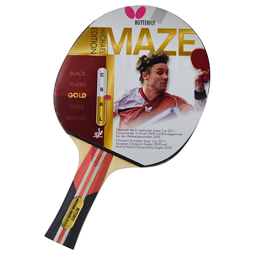 Butterfly 85062 Maze Gold Ittf Onayli Masa Tenisi Raketi 200032987 Flo