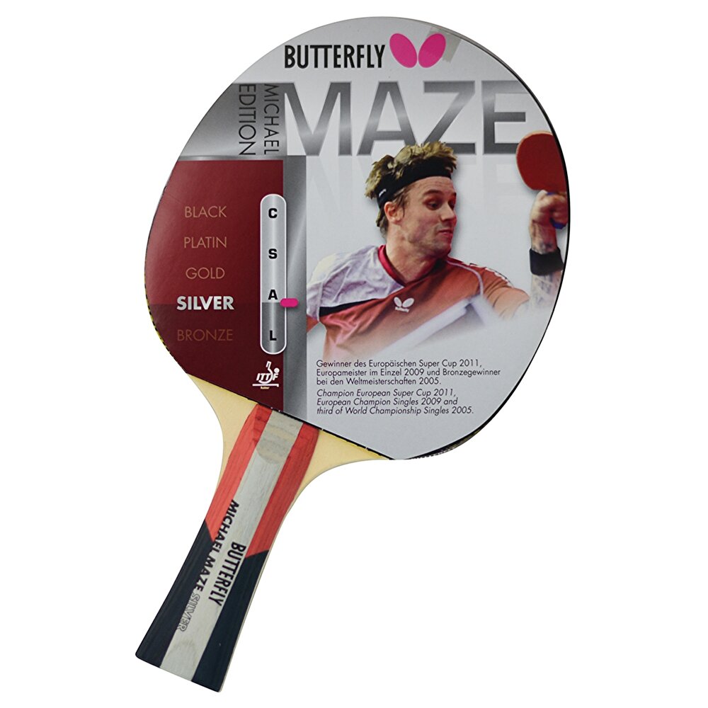 Butterfly 85060 Maze Silver Ittf Onayli Masa Tenisi Raketi 200032989 Flo