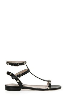 LALLEY 3FX Siyah Kadın Düz Sandalet Fiyatları | Nine West