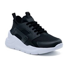 Ayakkabix Huan Erkek Spor Ayakkabi Ortopedik Taban H Siyah Beyaz 200013882 Flo