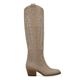 Nine West GANO Bej Kadın Çizme