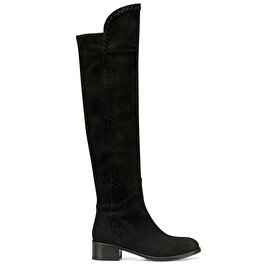 Nine West OVERBY Siyah Kadın Diz Üstü Çizme