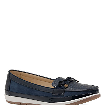 BELTEN Lacivert Kadın Loafer_2