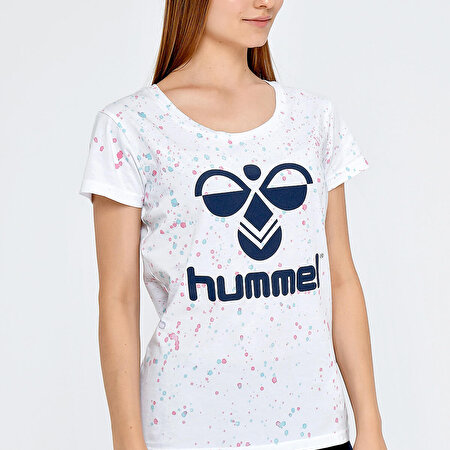 HMLPANI T-SHIRT S/S Beyaz Kadın T-Shirt