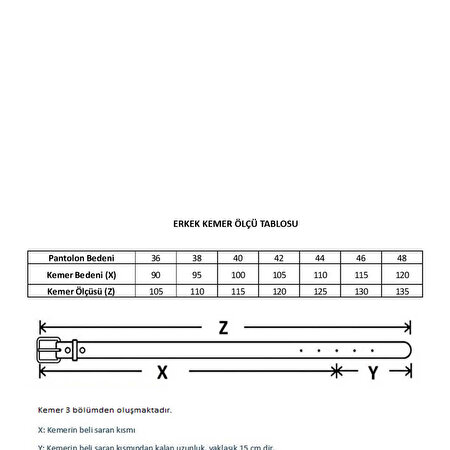 THORN 1FX Siyah Erkek Kemer_1