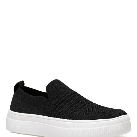THEOGONY 1FX Siyah Kadın Slip On Ayakkabı_2