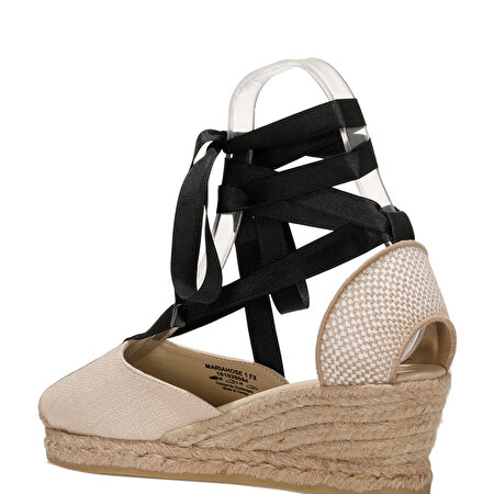 MARIAHOSE 1FX Bej Kadın Espadril Ayakkabı_4