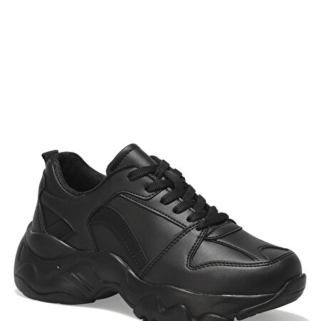 ELENORA W 1PR Siyah Kadın Sneaker Ayakkabı