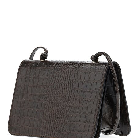 21FWBAG1032 1PR Kahverengi Kadın Çapraz Çanta_2