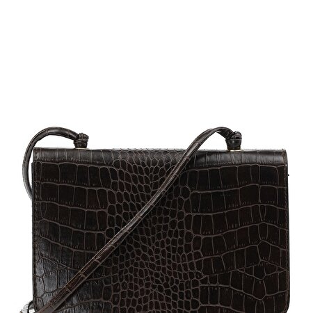 21FWBAG1032 1PR Kahverengi Kadın Çapraz Çanta_3