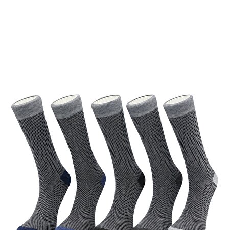 MESH 5 LI SKT-M 1PR GRI MULTI Erkek Soket Çorap