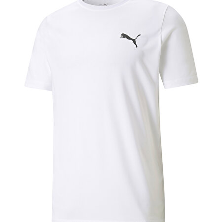 ACTIVE SMALL LOGO TEE Beyaz Erkek T-Shirt_2