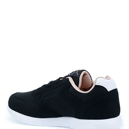 MENT PU W 1PR Siyah Kadın Sneaker Ayakkabı_2